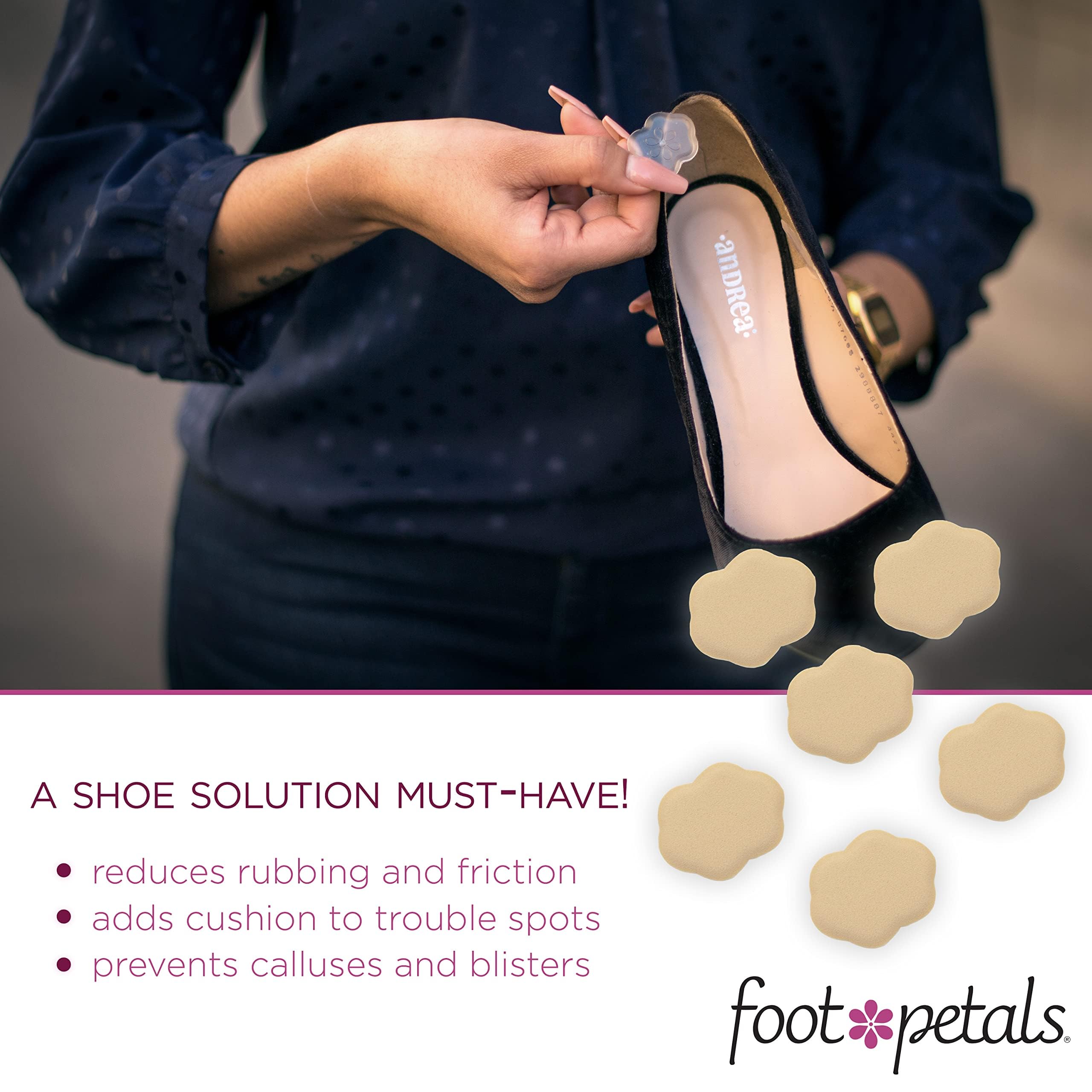 Foot Petals almohadilla colocada en tacón evita rozaduras incómodas