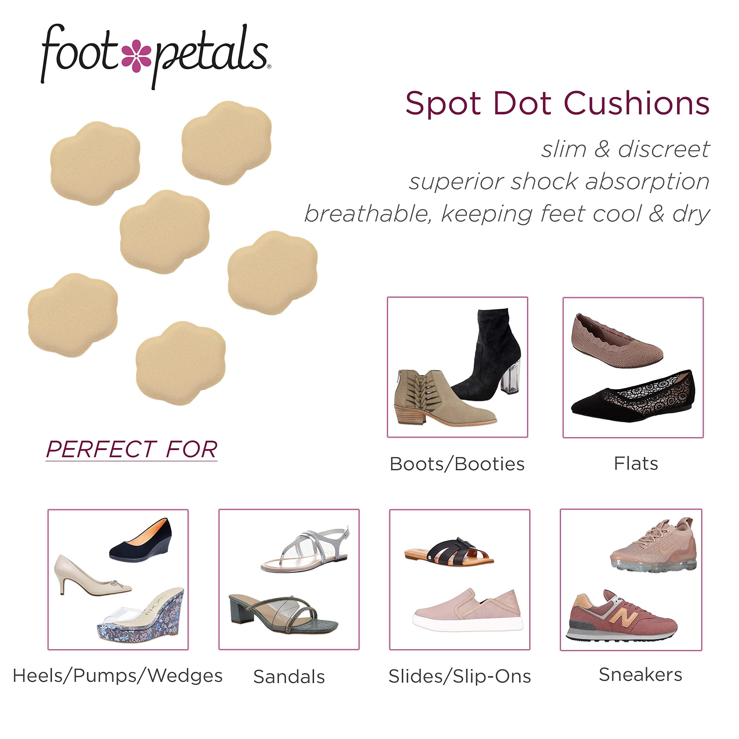 Foot Petals detalle del adhesivo asegura fijación estable en el zapato