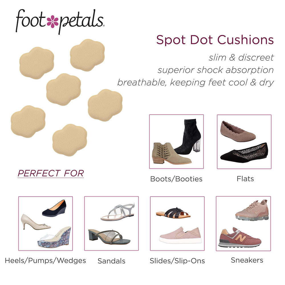 Foot Petals detalle del adhesivo asegura fijación estable en el zapato