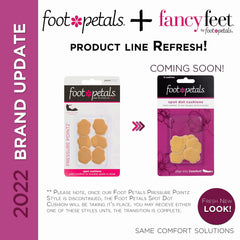 Foot Petals primer plano de la espuma muestra amortiguación duradera