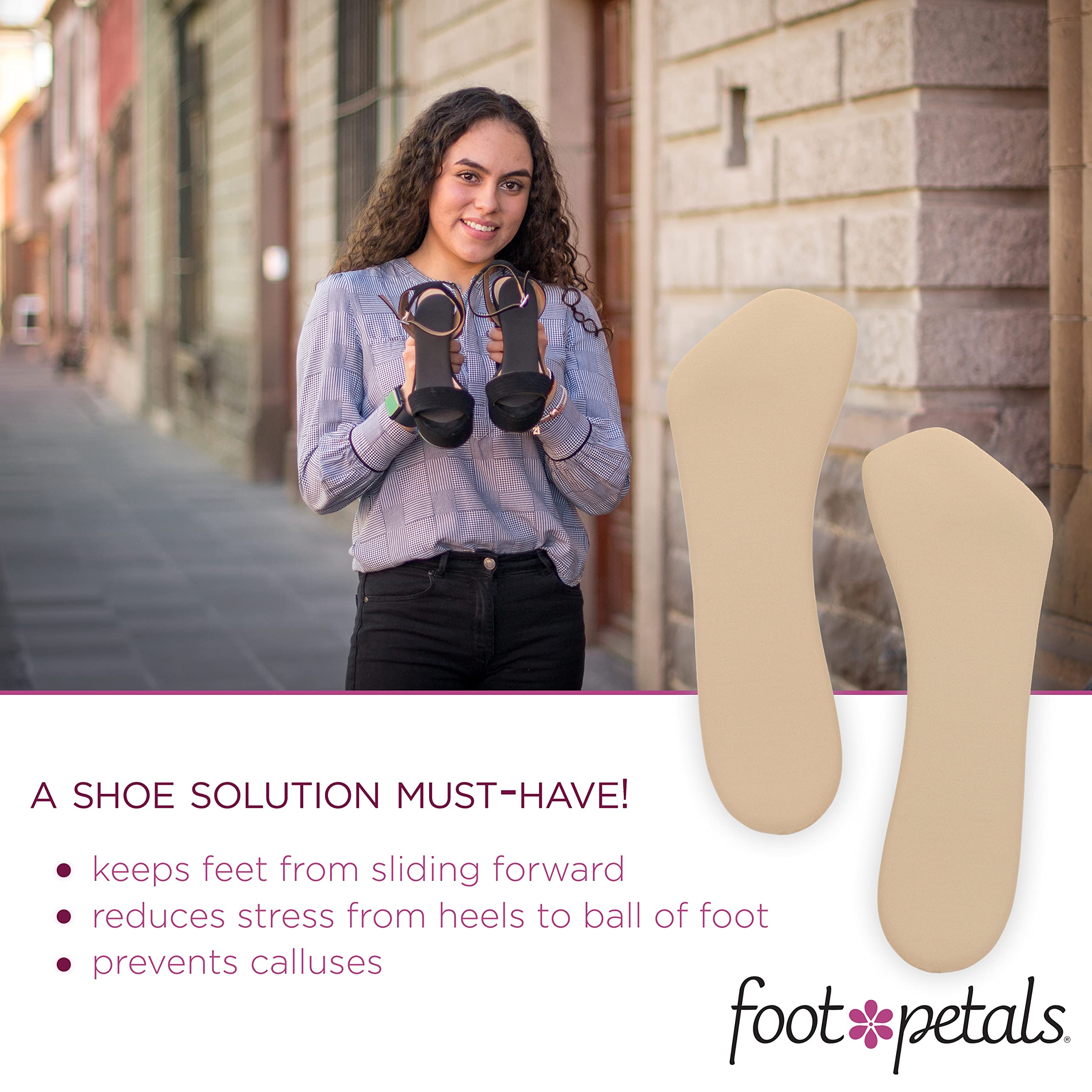 Foot Petals textura y acolchado de la plantilla para mejor amortiguación