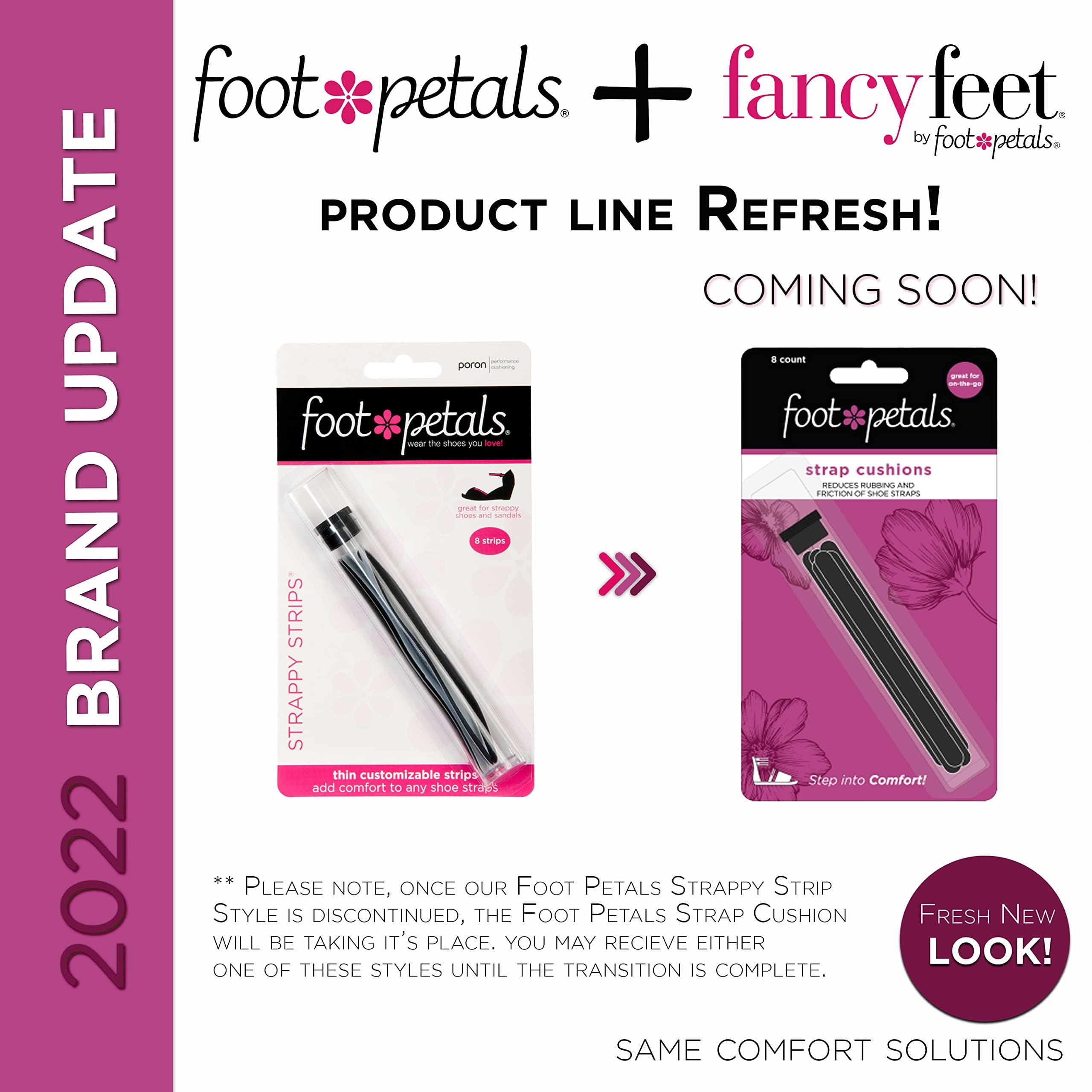 Foot Petals primer plano del material PORON y beneficio amortiguación