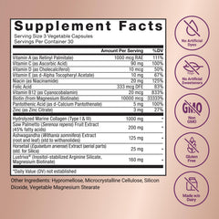 Force Factor etiqueta nutricional enfocada que comunica transparencia y pruebas GMP