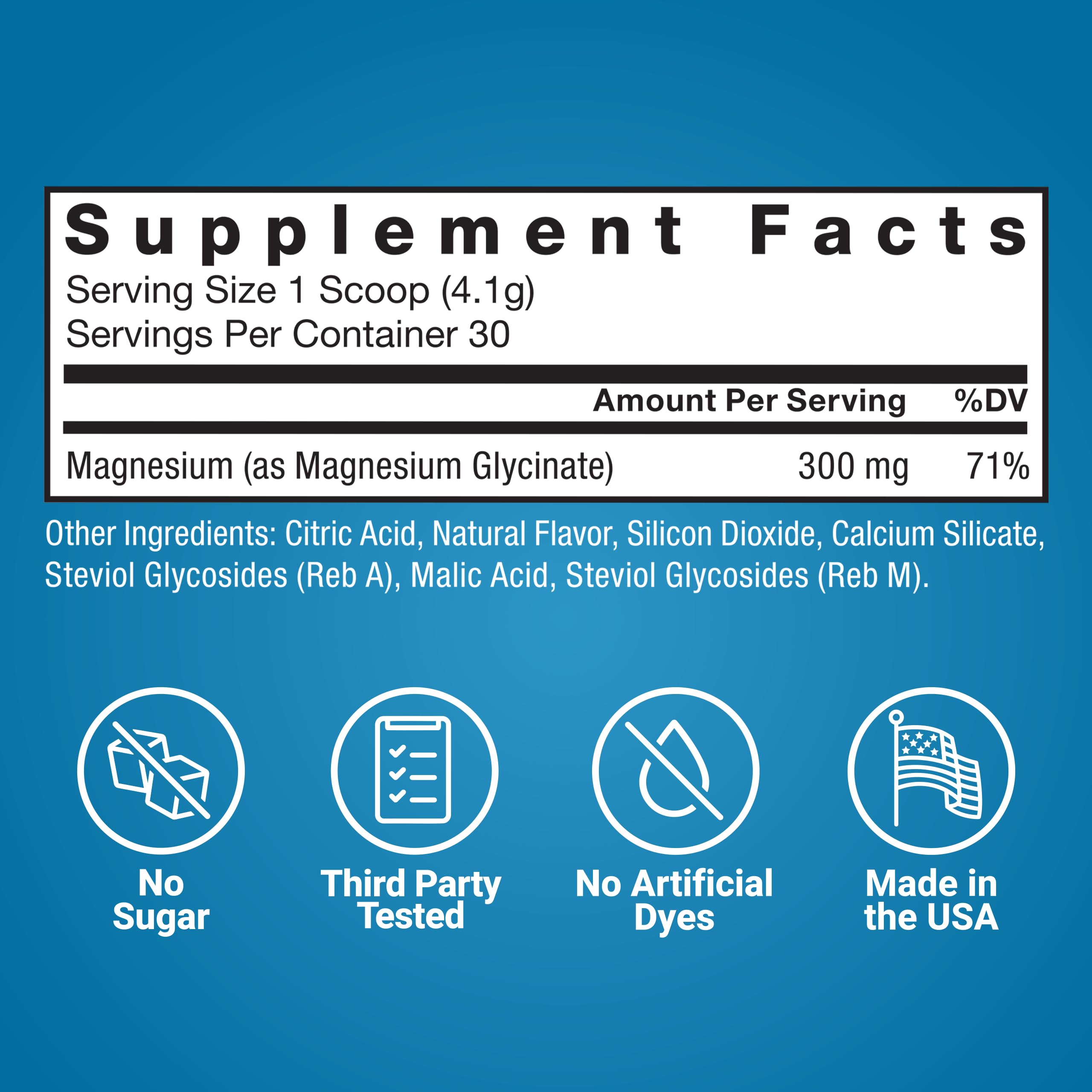Force Factor etiqueta con lista de ingredientes y concentración 300 mg