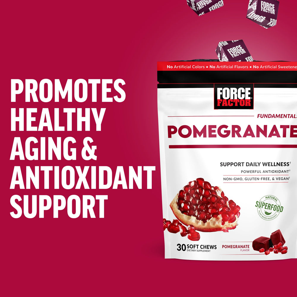 Force Factor etiqueta nutricional legible con ingredientes principales