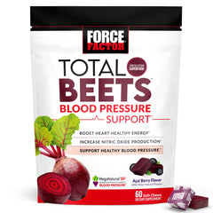 Force Factor envase frontal del suplemento que destaca apoyo cardiovascular