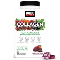 Force Factor caja frontal del producto con presentación clara y atractiva