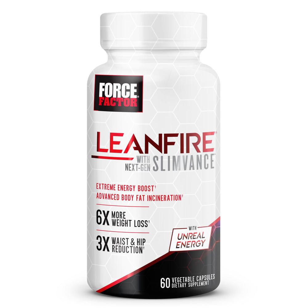 Force Factor frente del producto mostrando diseño y beneficio energético