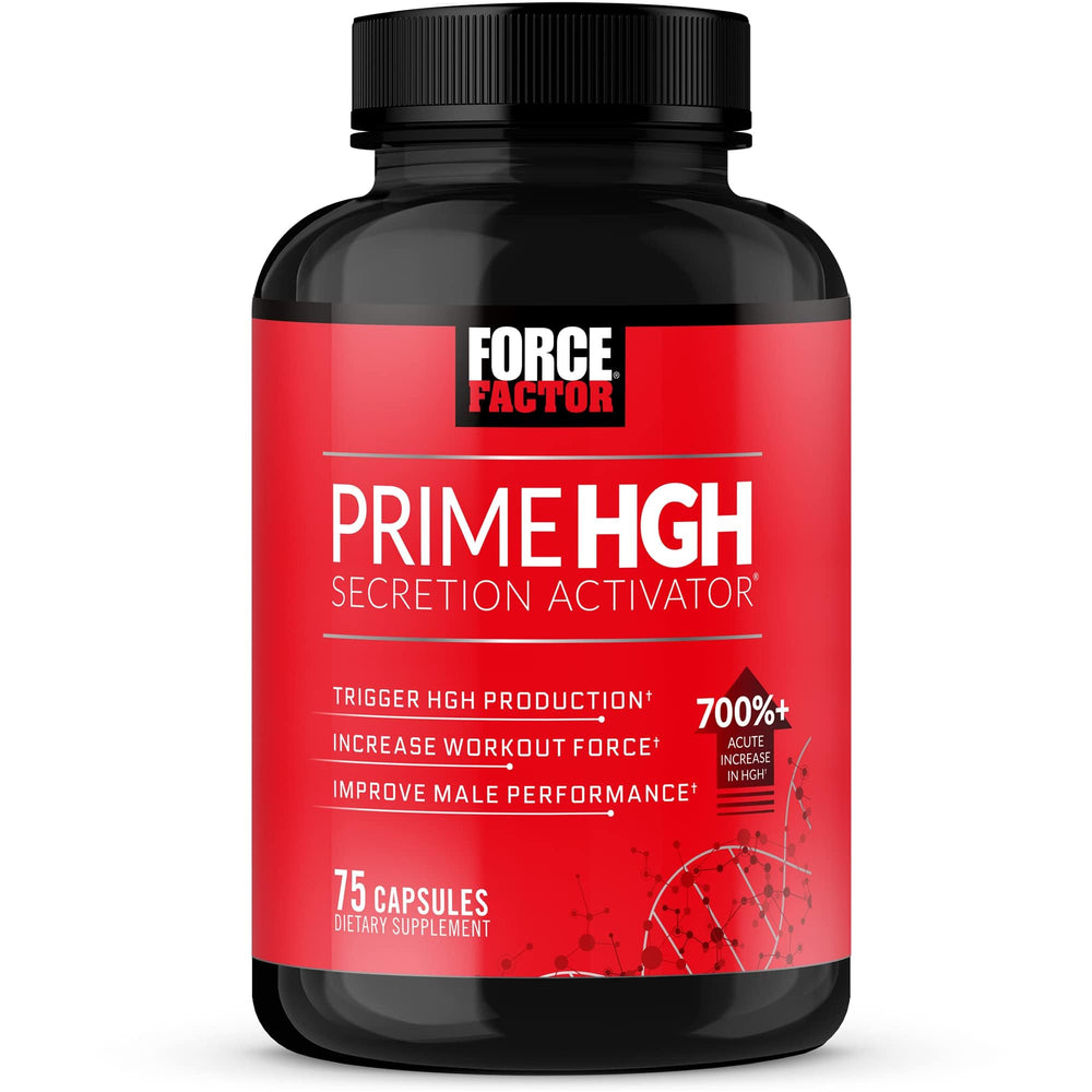Force Factor envase frontal mostrando etiqueta y beneficio de apoyo al entrenamiento