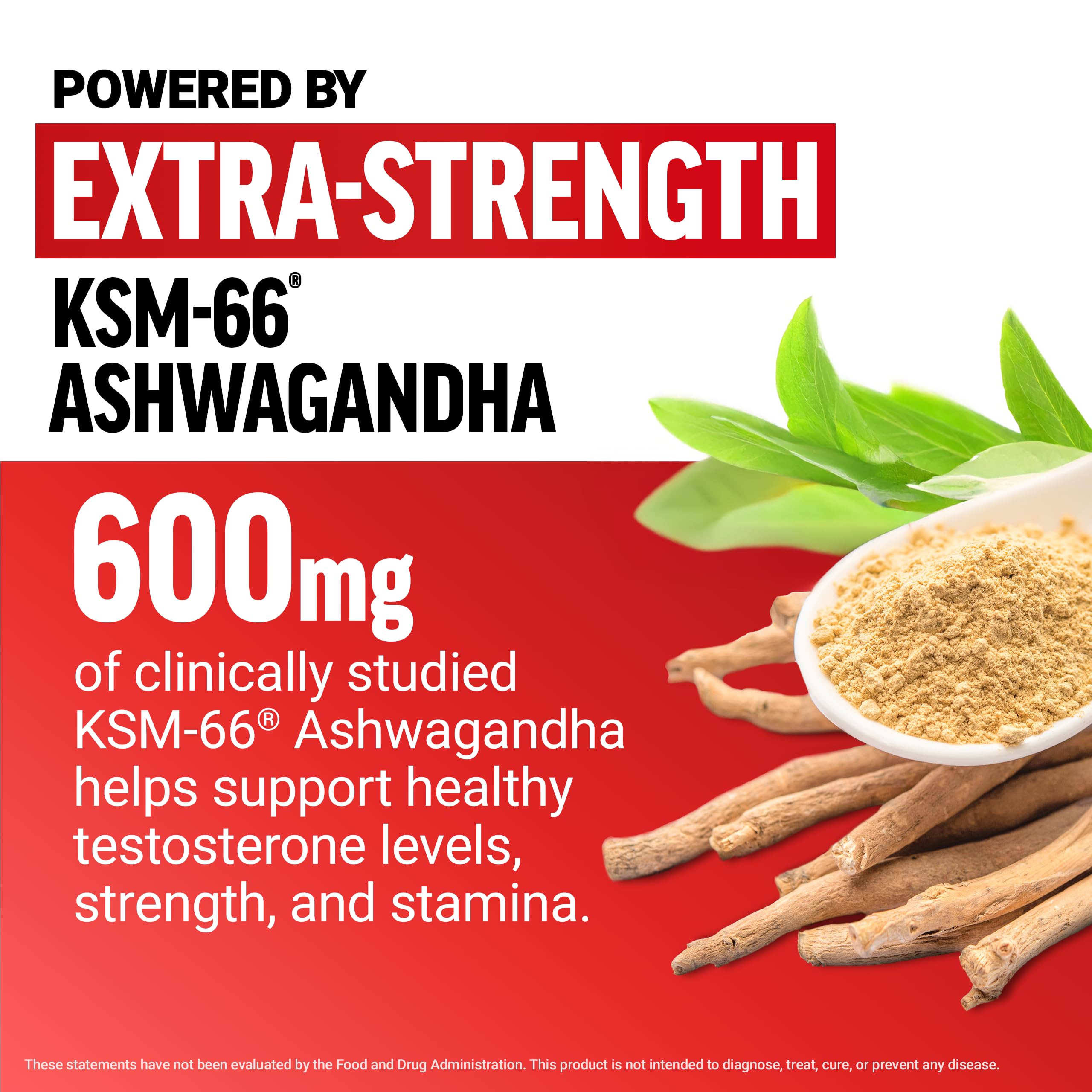 Force Factor ingredientes boron y KSM-66 Ashwagandha resaltando respaldo científico