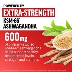 Force Factor ingredientes boron y KSM-66 Ashwagandha resaltando respaldo científico
