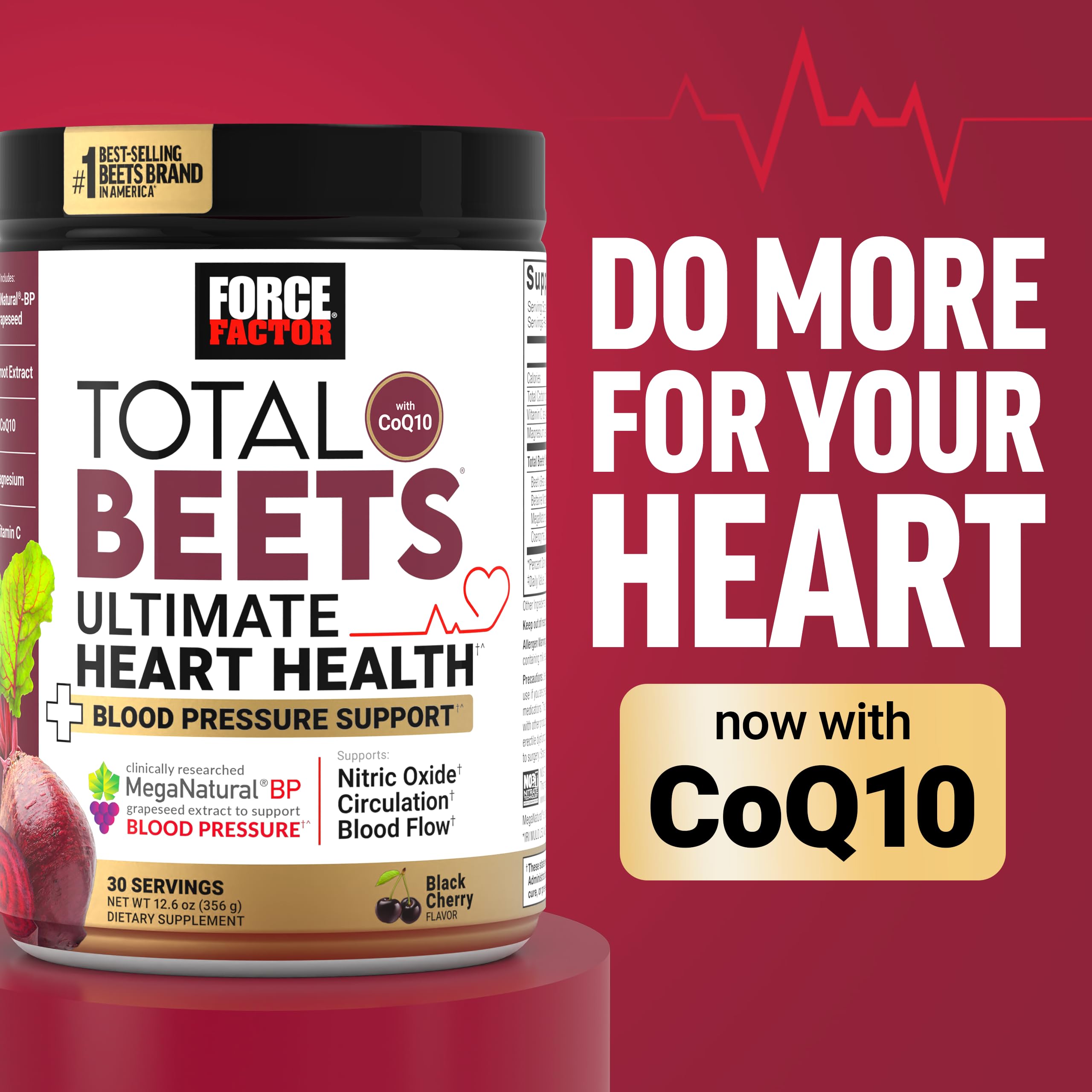 Force Factor estilo de vida con Total Beets tras ejercicio como apoyo de recuperación