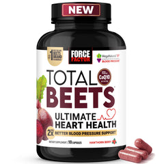 Force Factor frente del empaque que muestra la fórmula y beneficio cardiovascular