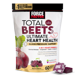 Force Factor frente del envase mostrando masticables y beneficio práctico