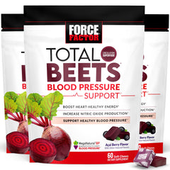 Force Factor frente del envase mostrando masticables y beneficios