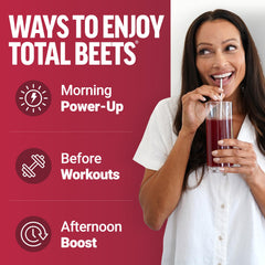 Force Factor remolacha y ingredientes naturales junto al polvo Total Beets apoyando la circulación