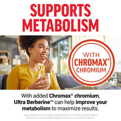 Force Factor etiqueta de ingredientes con Chromax y berberine HCl destacados
