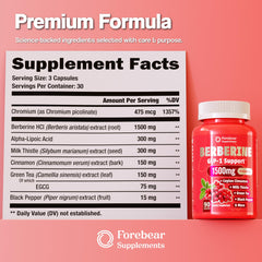 Forebear Supplements primer plano de cápsulas resaltando textura y pureza