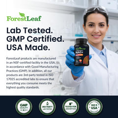 ForestLeaf ingredientes D‑ribosa y granada como coadyuvantes energéticos