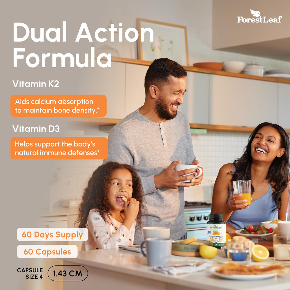 ForestLeaf etiqueta con ingredientes y dosis para confianza en la calidad