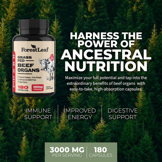 ForestLeaf detalle de etiqueta con ingredientes y certificaciones visibles