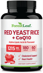 ForestLeaf envase frontal mostrando 180 cápsulas y beneficios claros