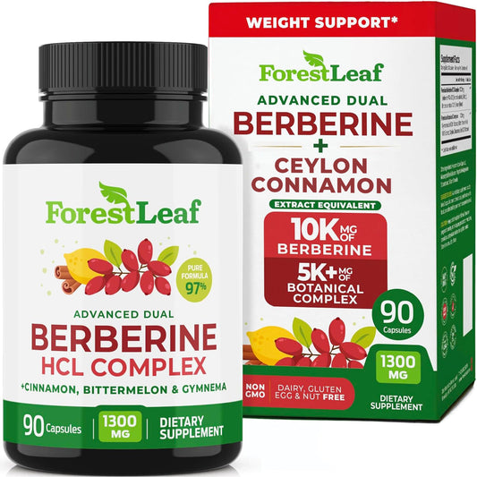 ForestLeaf frasco frontal mostrando etiqueta clara y beneficios
