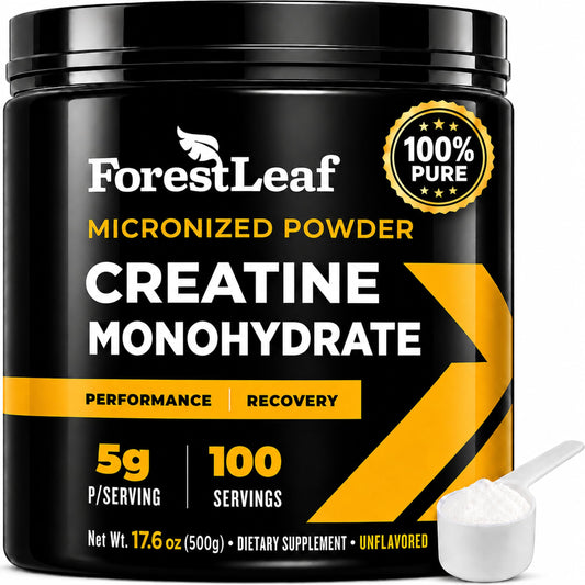 ForestLeaf envase frontal mostrando la etiqueta y beneficio de pureza