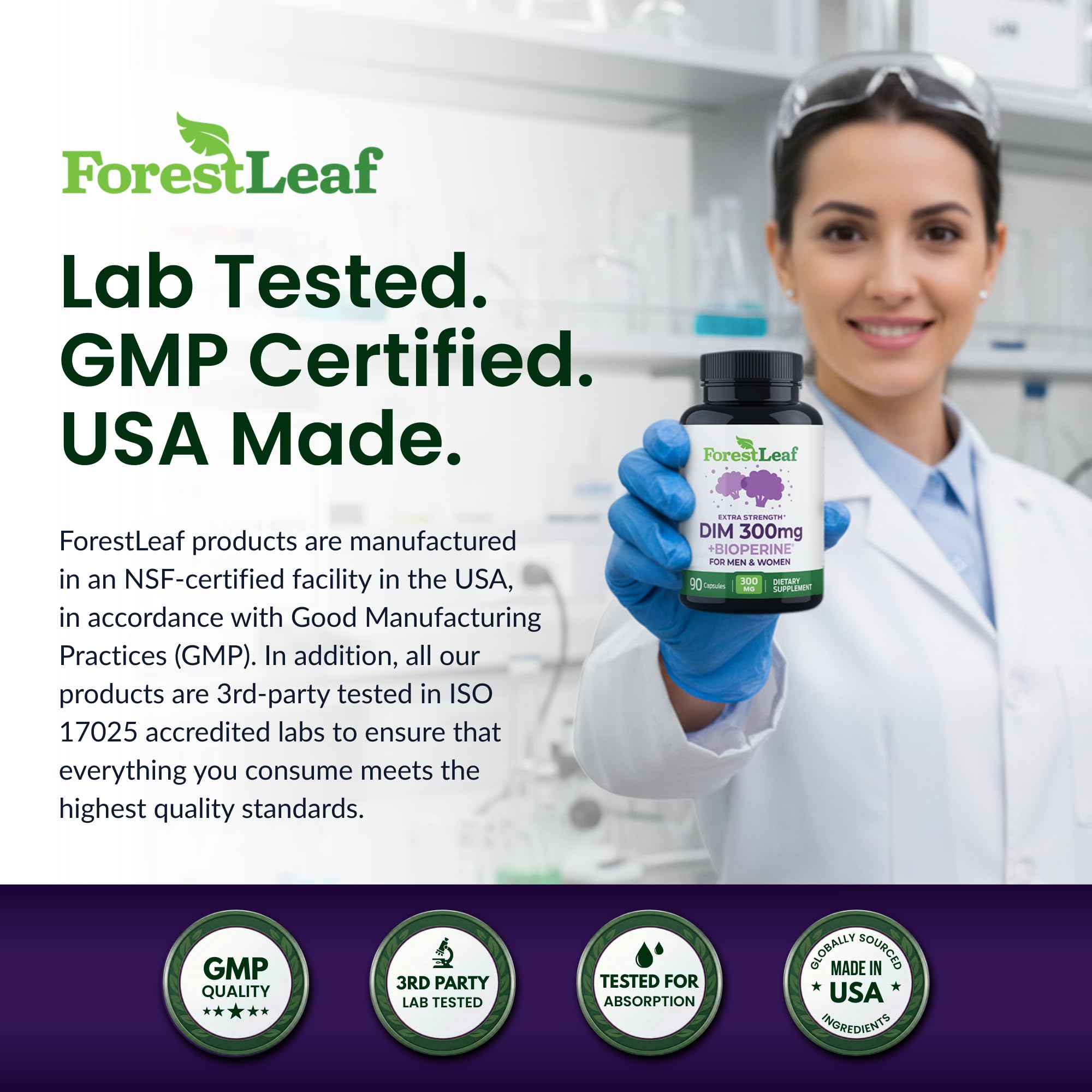 ForestLeaf mujer activa demostrando apoyo hormonal y bienestar