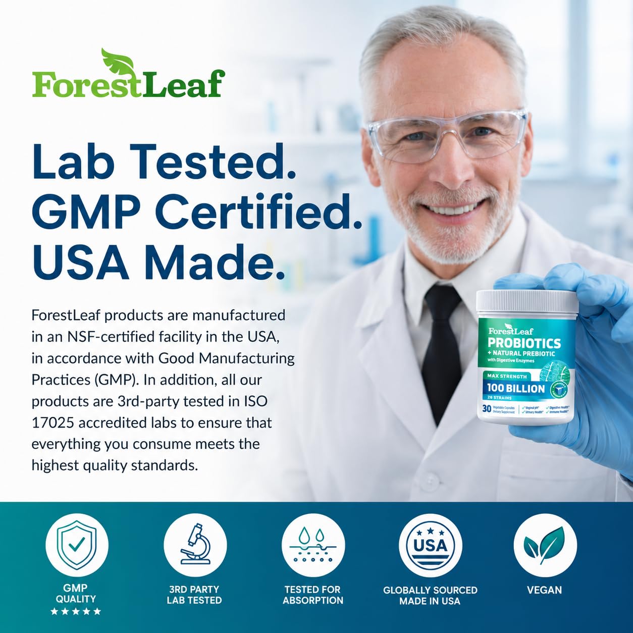 Persona tomando cápsula ForestLeaf con comida para mejor absorción