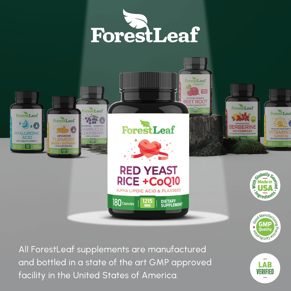 ForestLeaf cápsula junto a un vaso de agua, uso diario sencillo