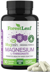 ForestLeaf cápsulas en mesa de noche para apoyar sueño reparador