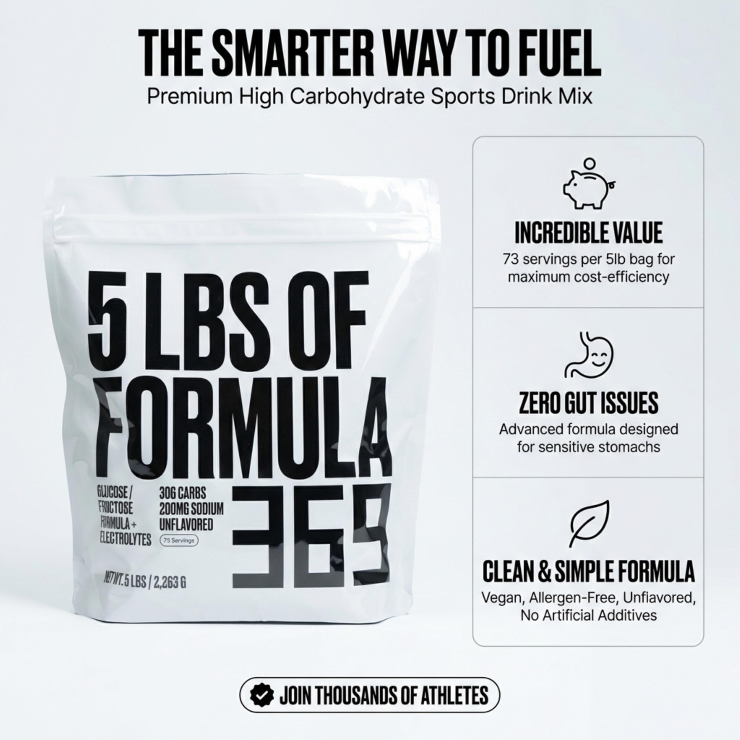 Formula 369 kit de entrenamiento en mesa con bebida y snacks complementarios