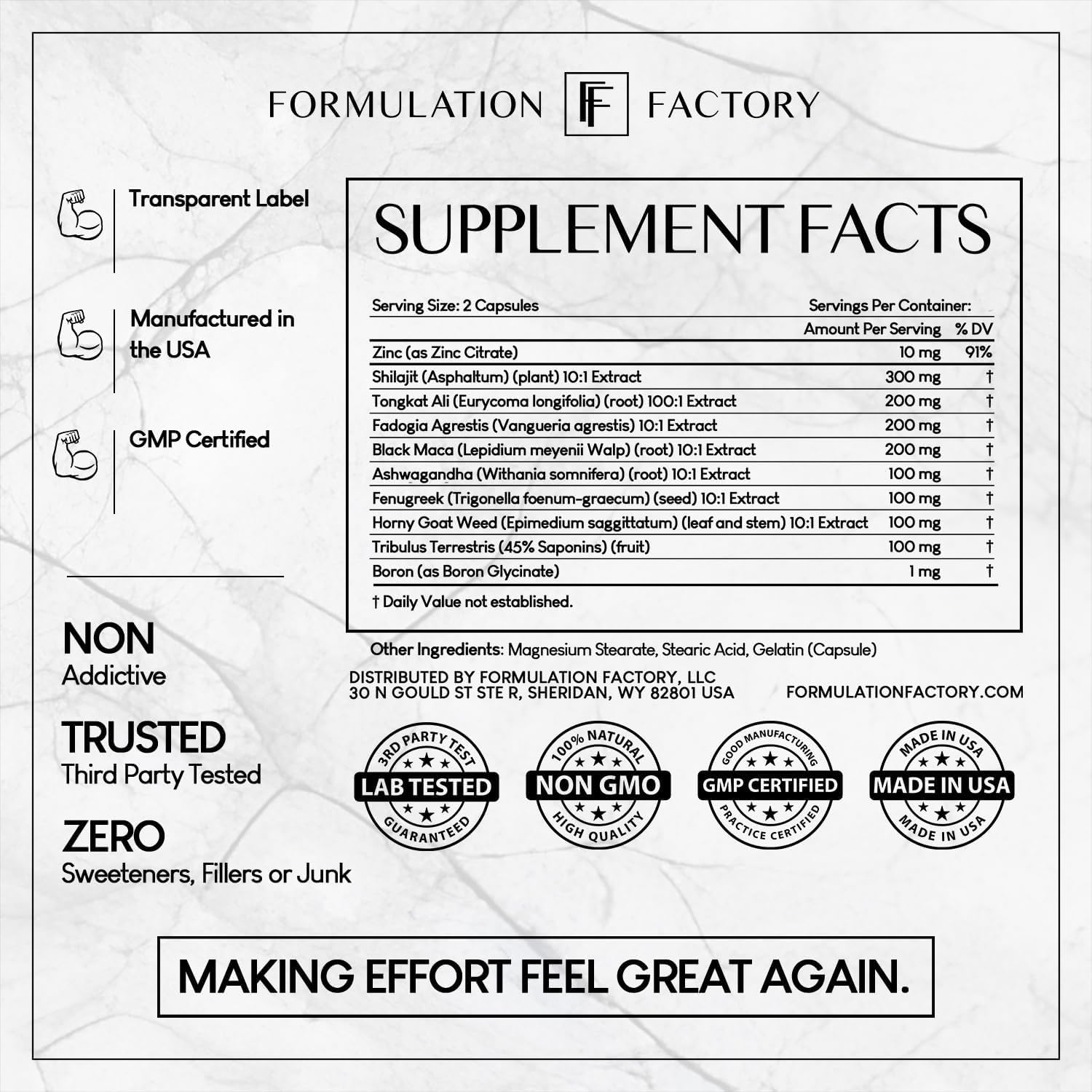 Formulation Factory uso en gimnasio ilustrando recuperación y energía