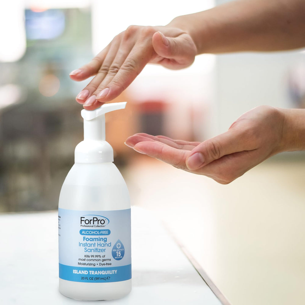 ForPro comparación de tamaño de 20 fl oz para visualizar escala