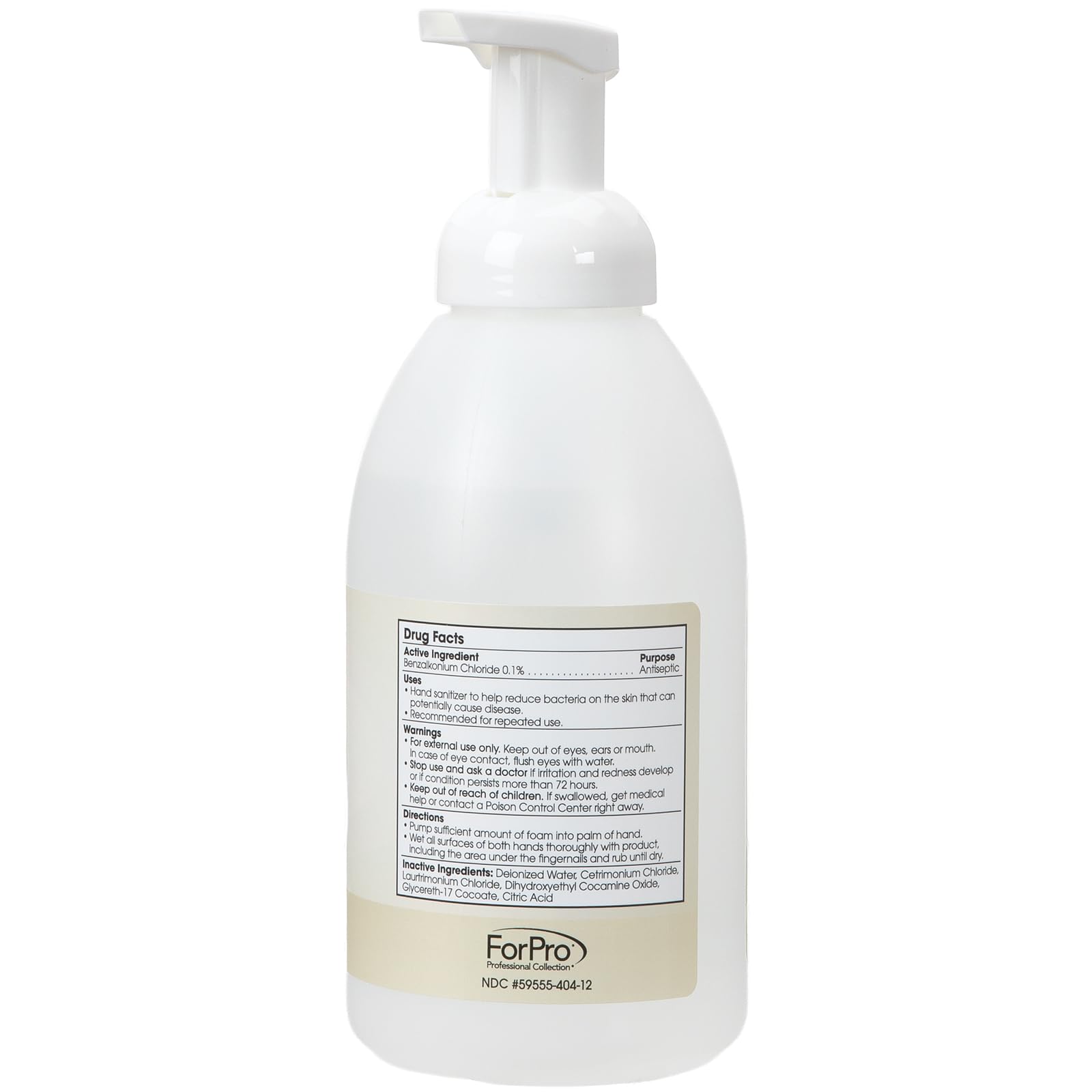 ForPro textura de espuma ligera absorción rápida para manos suaves