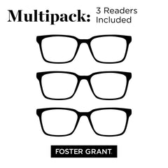 Foster Grant gafas sobre escritorio en oficina, accesibles y profesionales