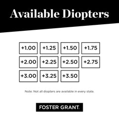 Foster Grant estuche con gafas para protección y fácil transporte