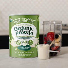 Four Sigmatic mezclado en batido para energía y proteína vegetal