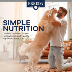FREEDA comparación de tamaño con mano para escala visual