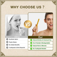 FREEGRIN Uso del Miswak en baño, rutina cómoda diaria
