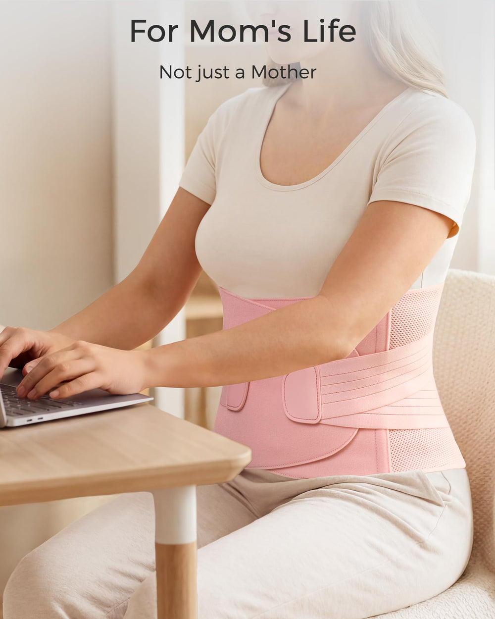 FREETOO faja en contexto de maternidad para mayor seguridad diaria