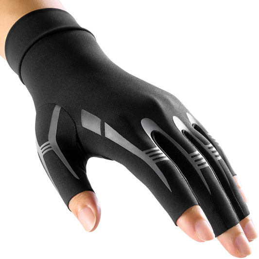 FREETOO guantes frontales mostrando ajuste ceñido y cobertura hasta la muñeca