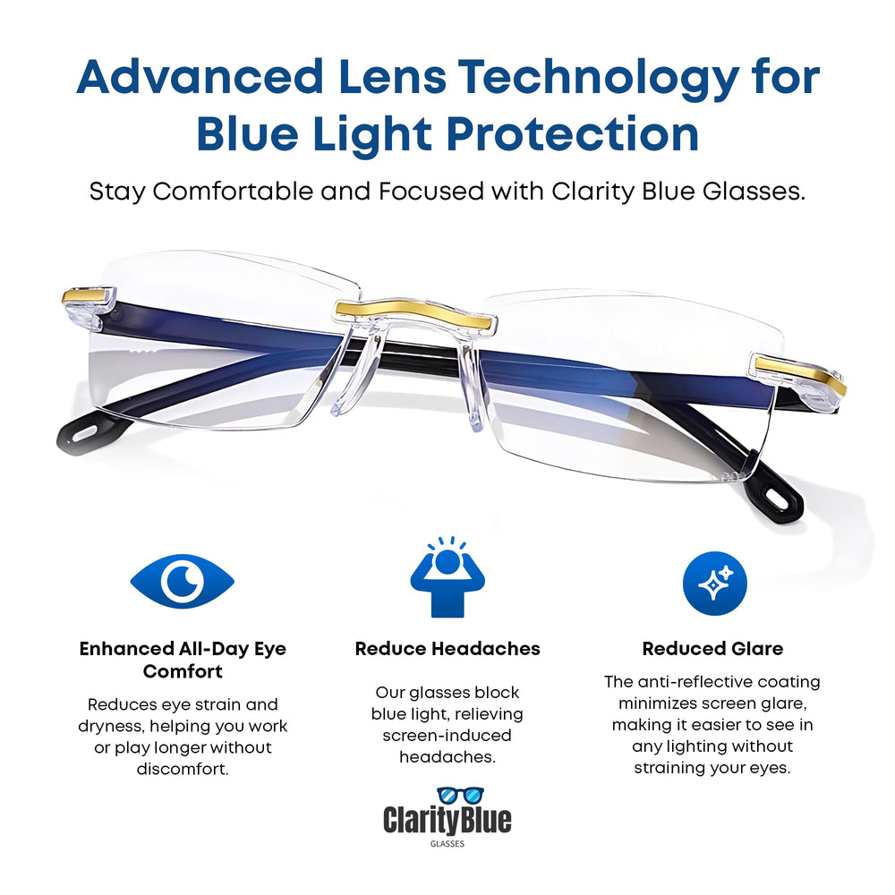 FREEZE2TRIM Clarity Blue primer plano de lentes con recubrimiento antirreflectante