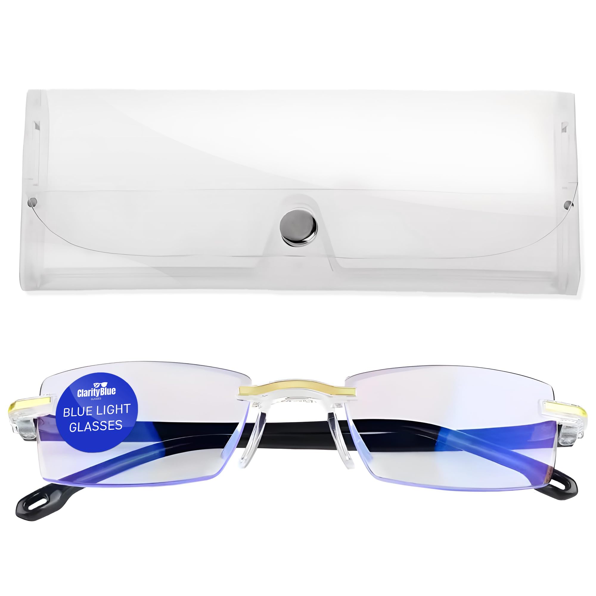 FREEZE2TRIM Clarity Blue vista frontal mostrando diseño ligero y profesional