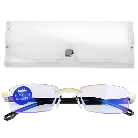 FREEZE2TRIM Clarity Blue vista frontal mostrando diseño ligero y profesional