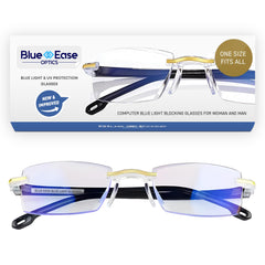 FREEZE2TRIM vista frontal de las Blue Ease Optics cómoda y elegante