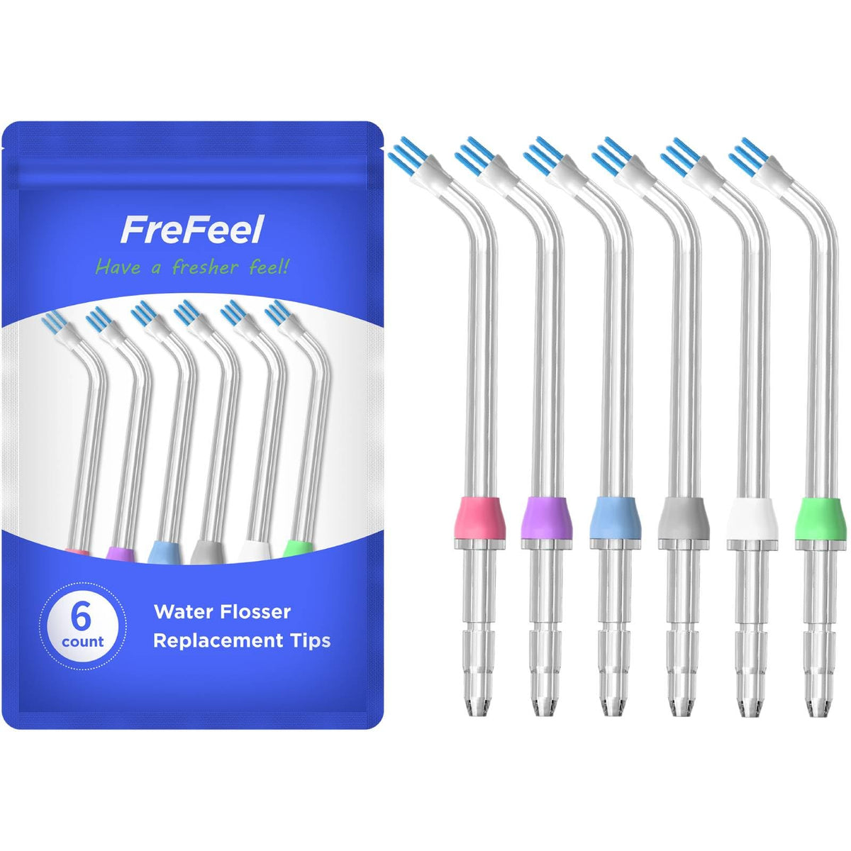 FreFeel paquete frontal con seis puntas Plaque Chaser para reemplazo familiar