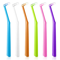 Fregum empaque delantero con seis cepillos coloridos, práctico para viajar
