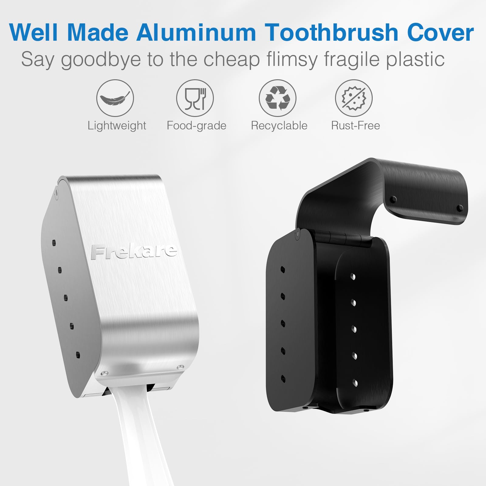 Frekare detalle de textura de aluminio con acabado mate resistente